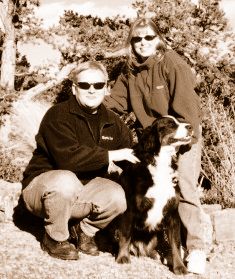 Jathan, Heather and canine friend Harley