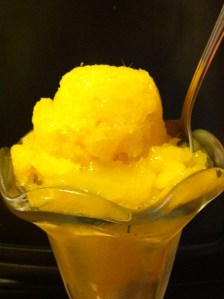 Mango Daiquiri Sorbet