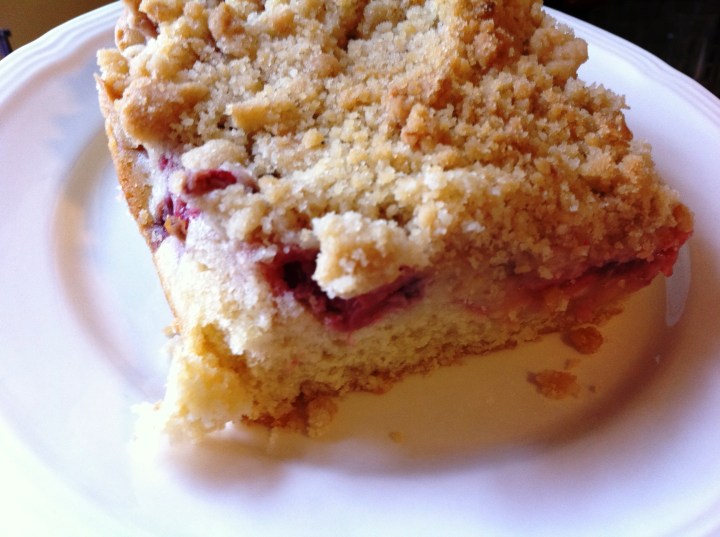 Rhubarb-Strawberry Crumb Cake (Photo by Jathan Fink, Jadeworks Entertainment)