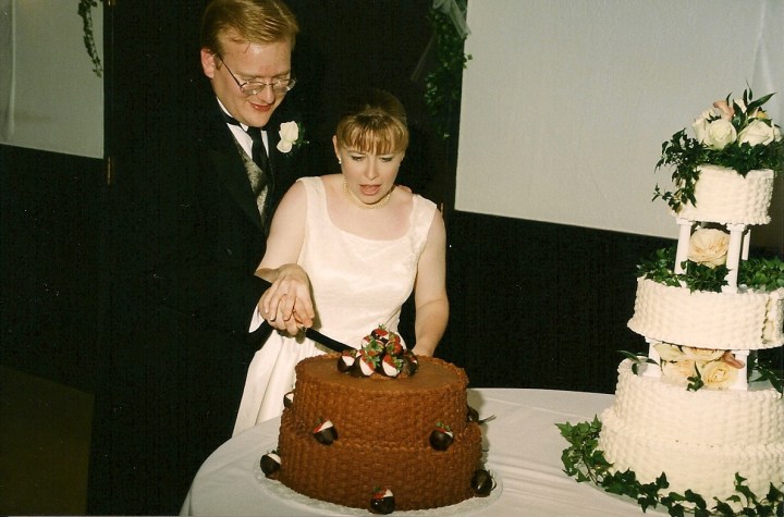 Jathan and Heather's wedding cakes