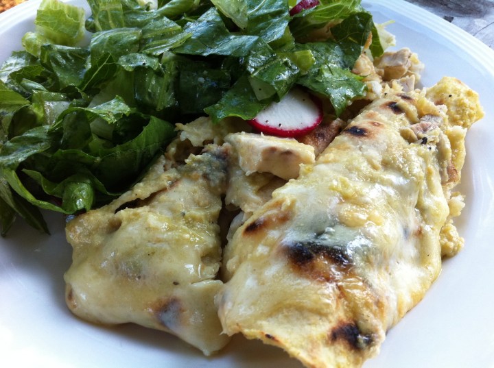 Chicken Enchiladas Salsa Verde