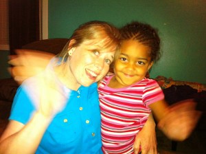 Heather and Emily