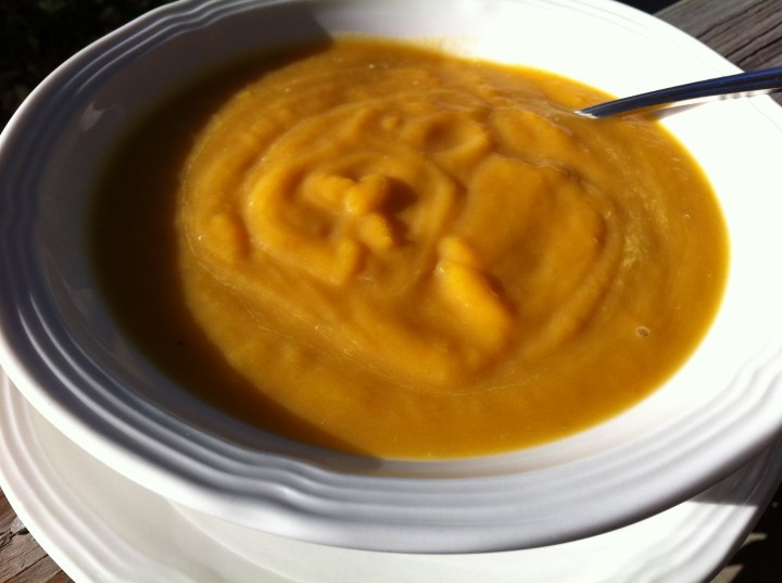 Butternut Squash and Roasted-Garlic Bisque