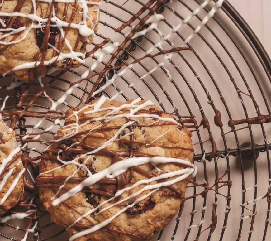 Martina McBride's Triple Chocolate Cranberry Oatmeal Cookies
