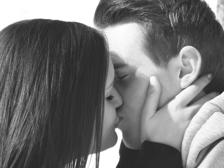 Couple kissing