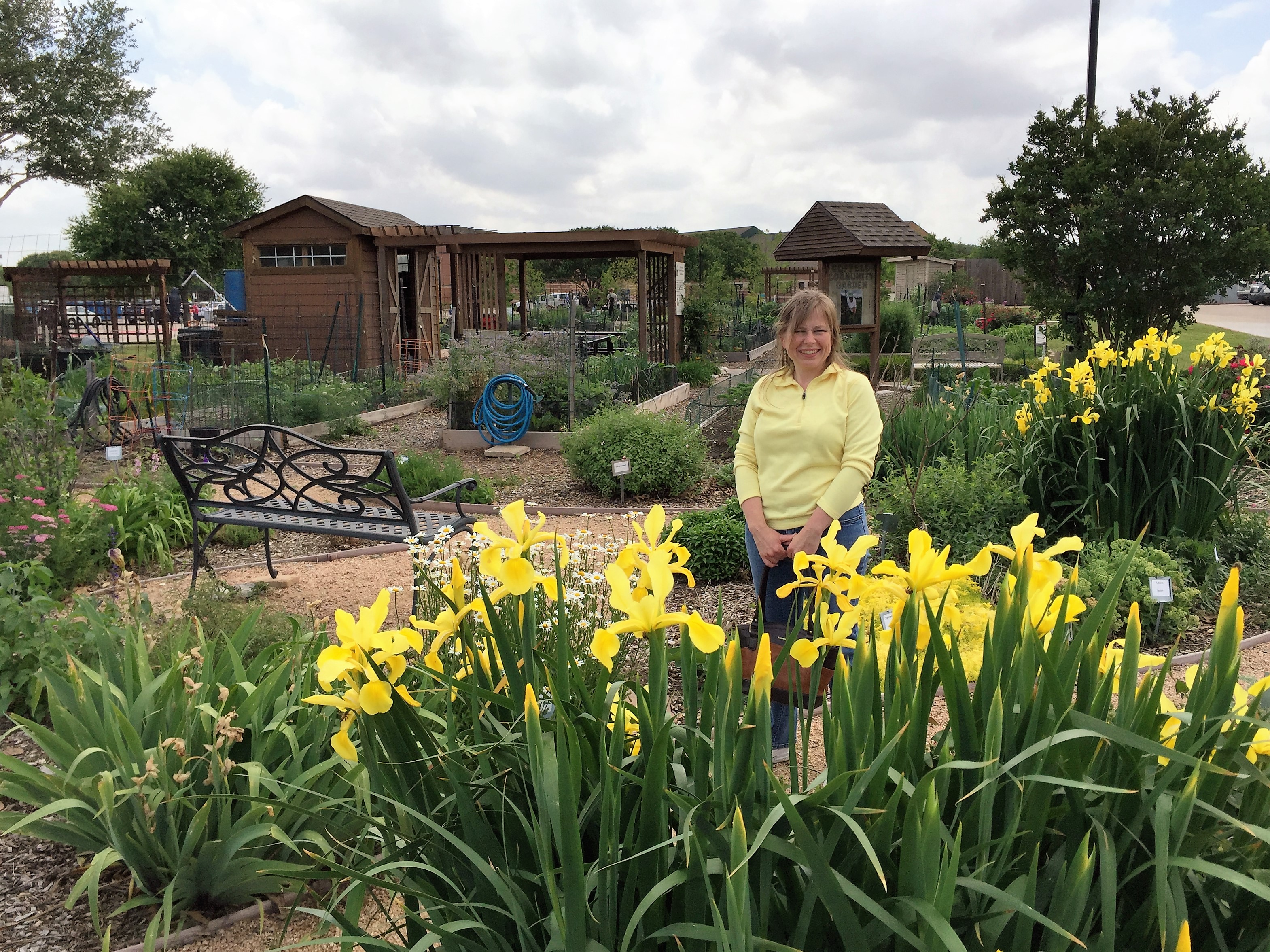 Heather in the Coppell Community Garden