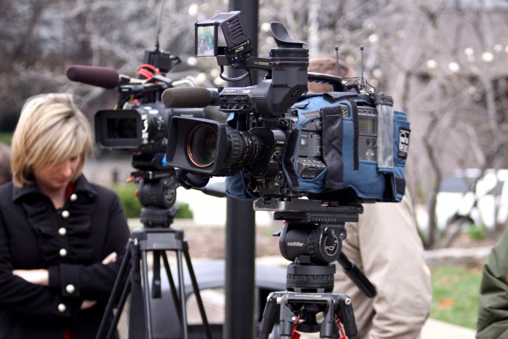 News cameras