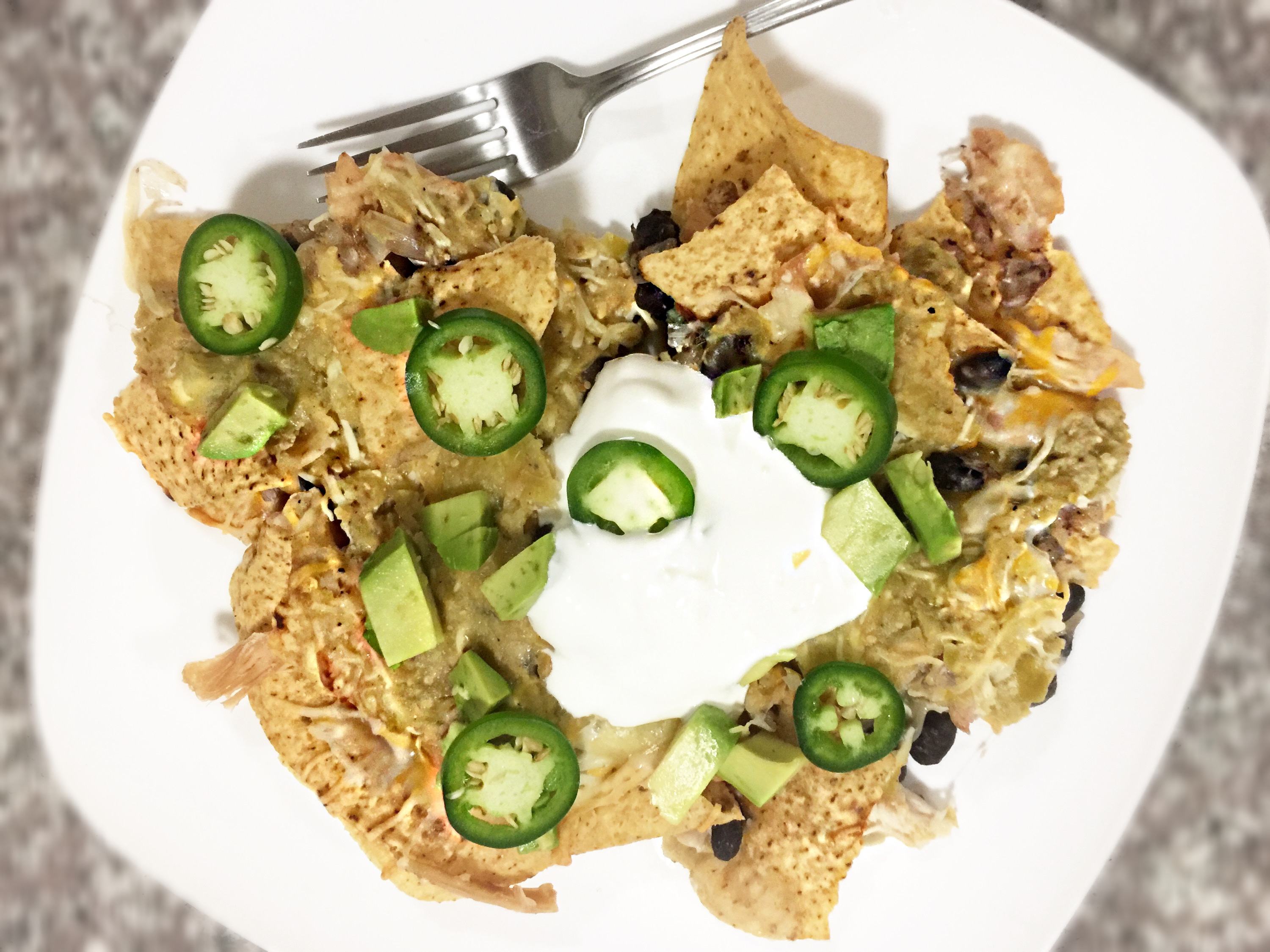 Chicken and Black Bean Nachos