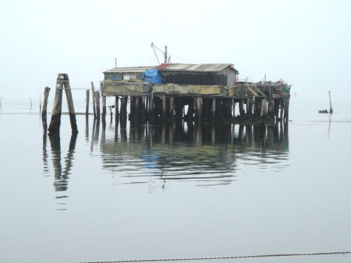 Fisherman's shed off Pellestrina on the Venetian lagoon