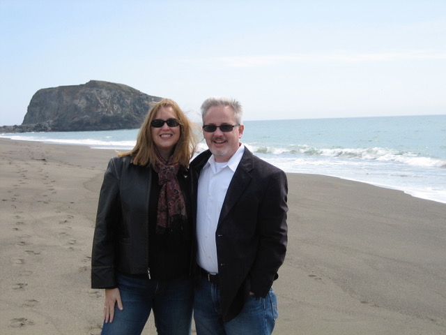 J.T. and Randy visit the Napa Valley in April 2009.