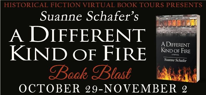 Suanne Schafer's A DIFFERENT KIND OF FIRE Book Blast