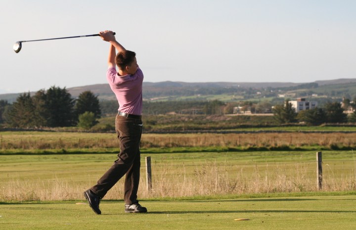 Golfing in Scotland