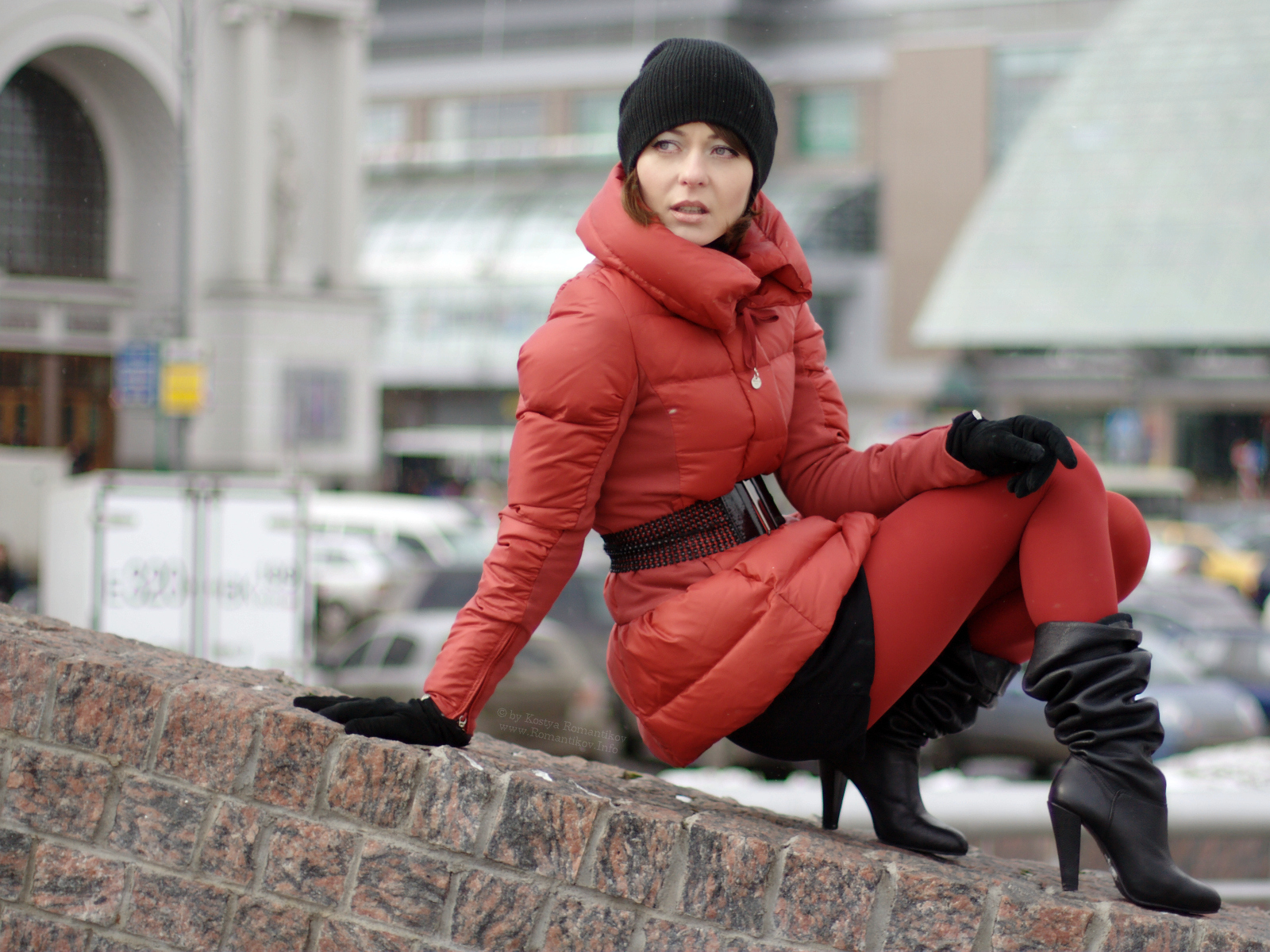 Russian woman in Moscow