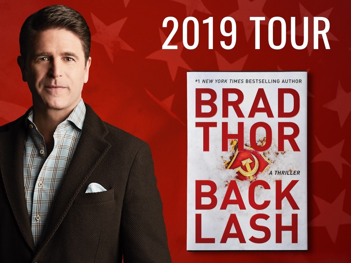 Brad Thor 2019 BACKLASH book tour