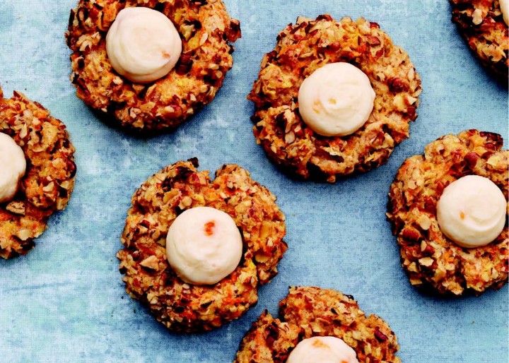 Carrot Cake Thumbprint Cookies