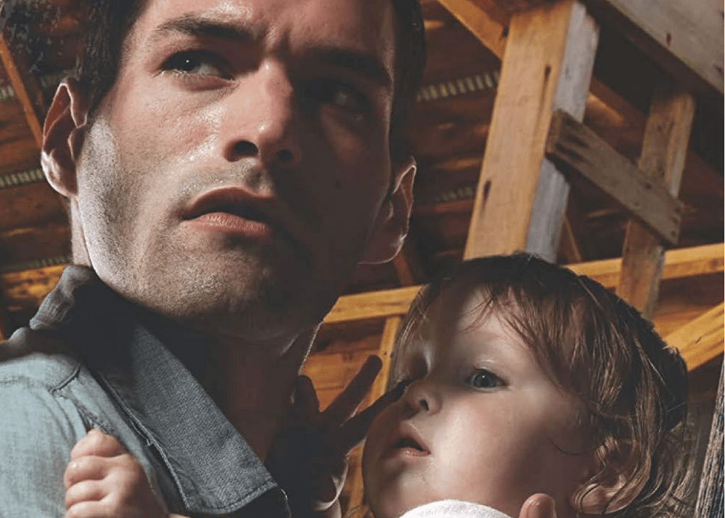 Deputy holds baby daughter