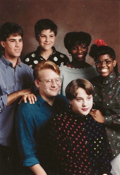 Portrait of Jathan Fink and his childhood friends