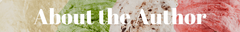 About the author banner