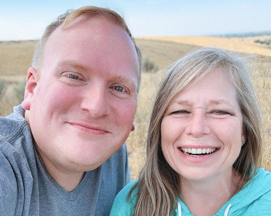 Jathan and Heather at Birds of Prey in Boise, Idaho